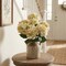 Hydrangea Silk Flowers Plant, Green & Pink - Artificial Hydrangea Bush with 7 Lifelike Blooms, Ideal for Indoor Home Decor, Outdoor Display, Weddings, Centerpieces & Bouquets, Floral Home by Artificial Flowers
